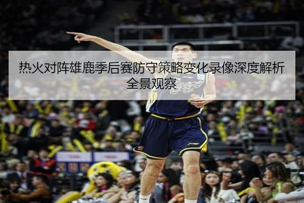 热火对阵雄鹿季后赛防守策略变化录像深度解析全景观察